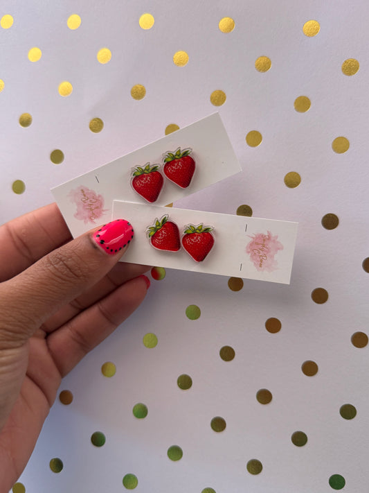 Strawberry Studs
