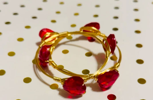 Heart Bangle Bracelet