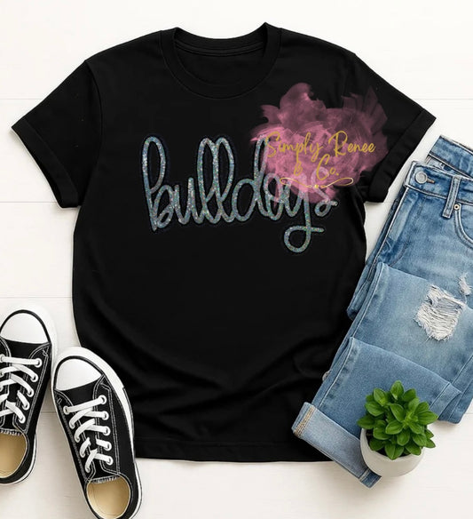 Bulldogs Mascot Sequin Sweatshirt