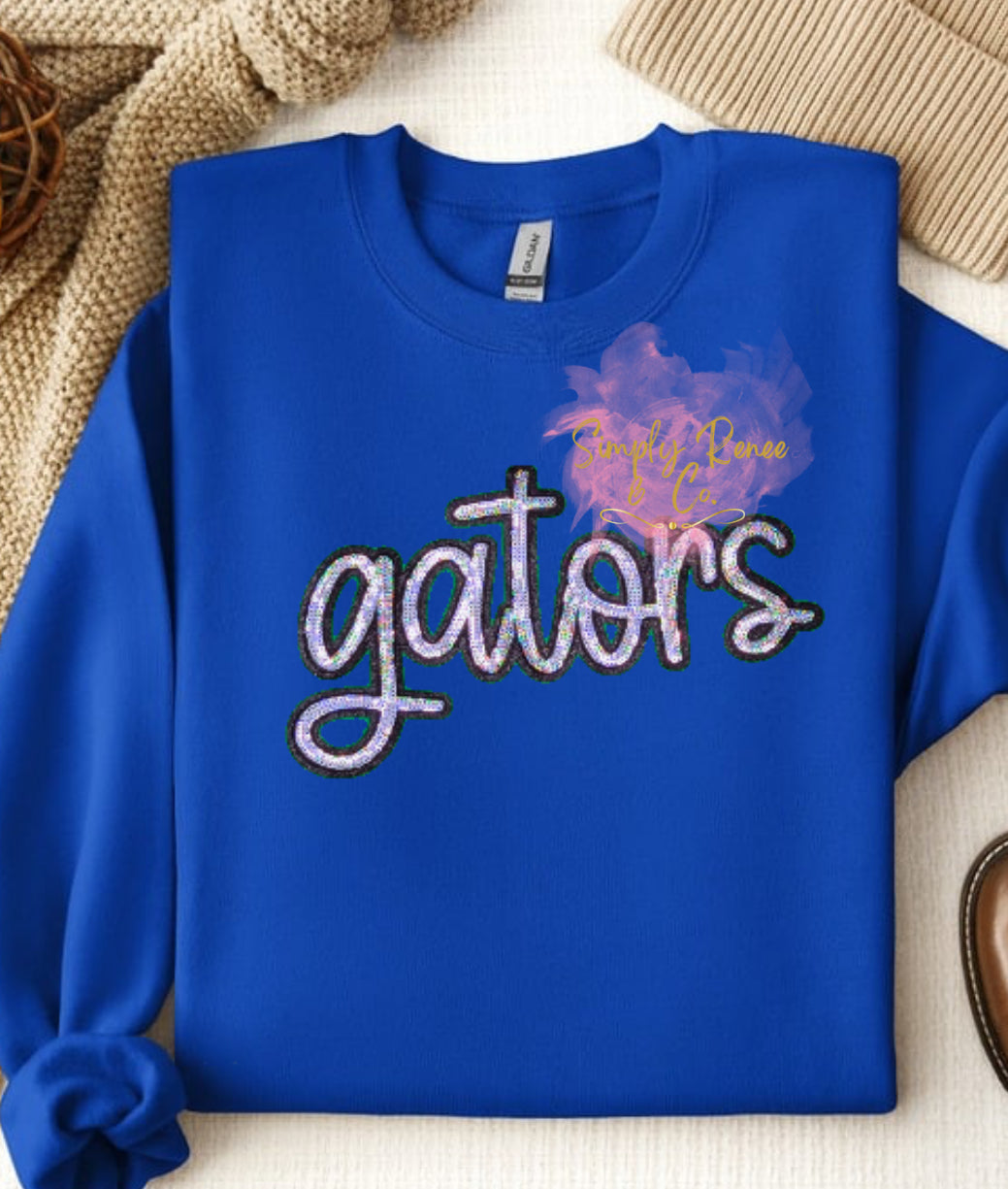Gators Mascot Sequin Sweatshirt