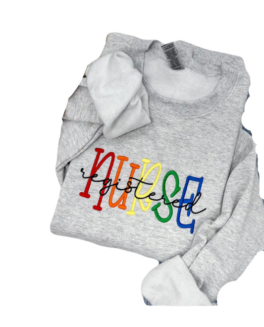 Custom embroidered sweatshirt