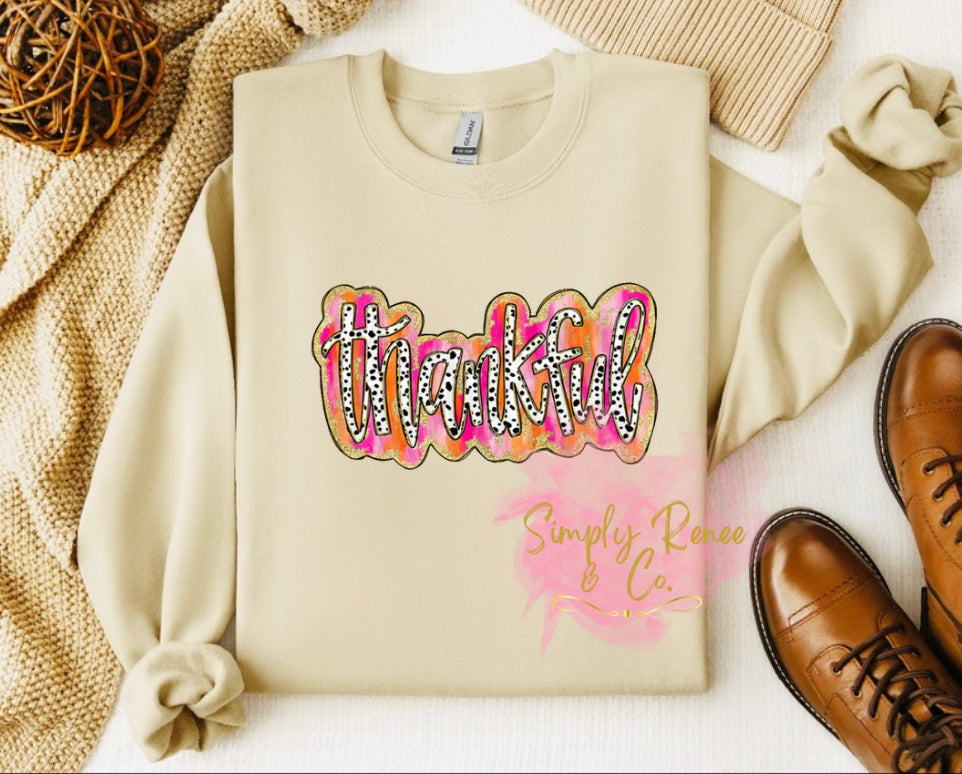 Thankful Preppy Sweatshirt