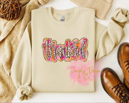 Thankful Preppy Sweatshirt