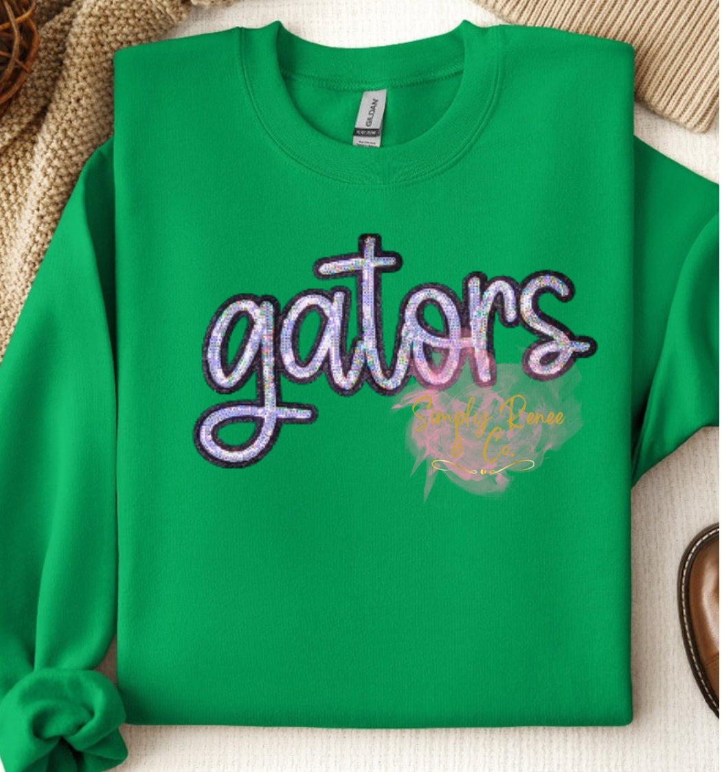 Gators Mascot Sequin Sweatshirt