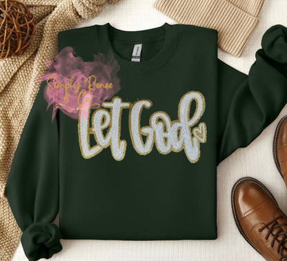 Let God Sequin Patch Sweatshirt – Simply Renee & Co.