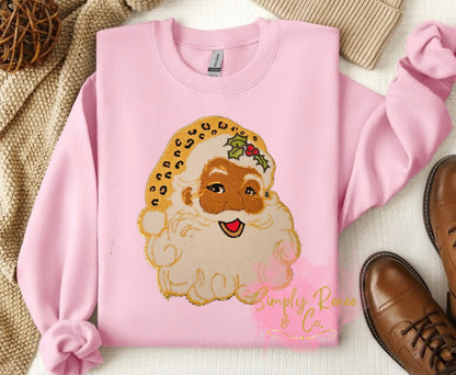 Leopard Santa Sweatshirt