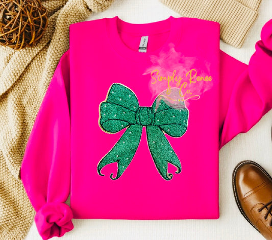 Holiday Bow Sweatshirt