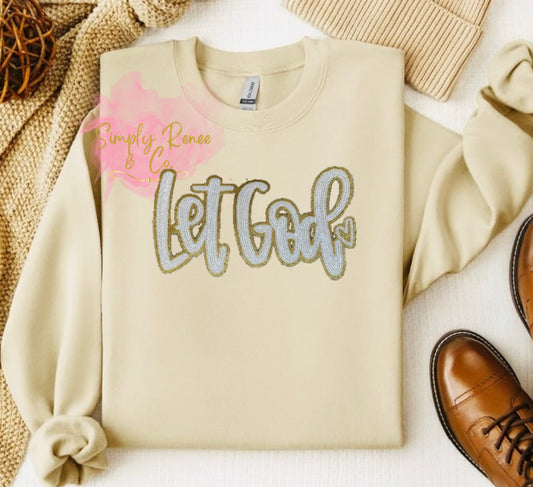 Let God Sequin Patch Sweatshirt – Simply Renee & Co.