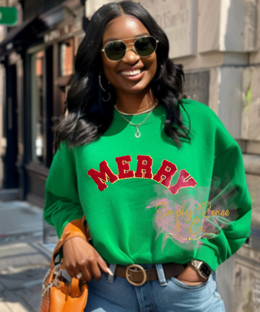 Merry Patch Sweatshirt