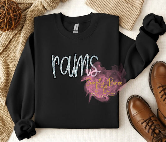 Rams Sequin Sweatshirt