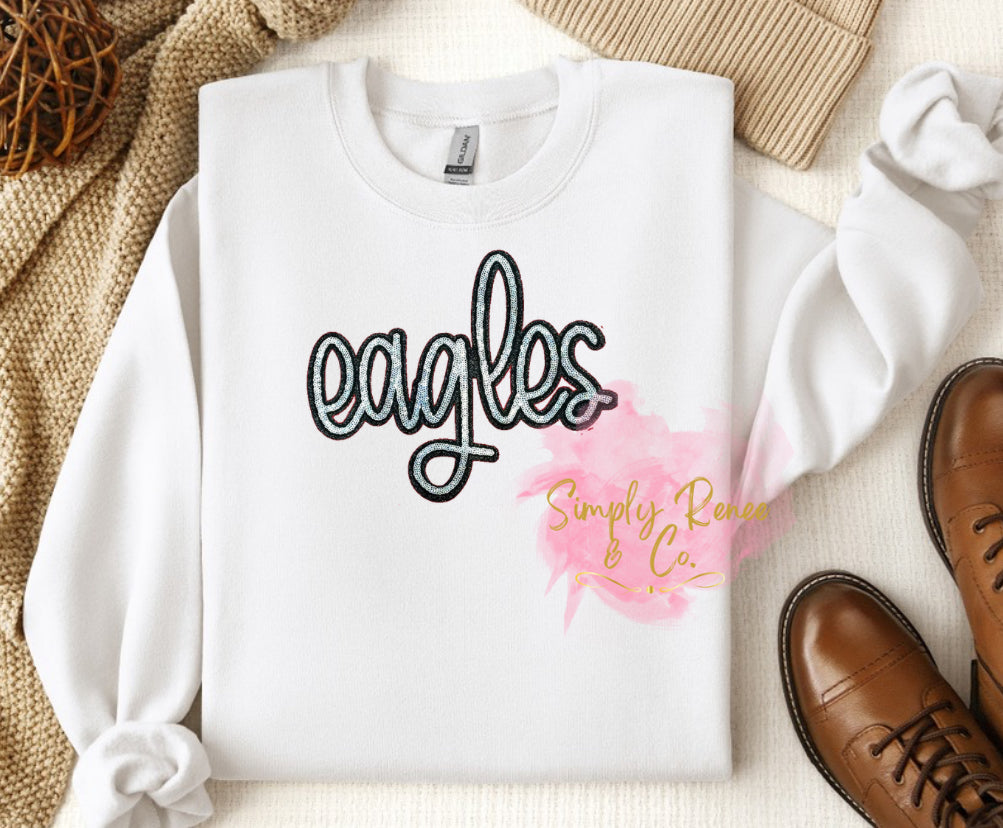 Eagles Sequin Patch Sweatshirt