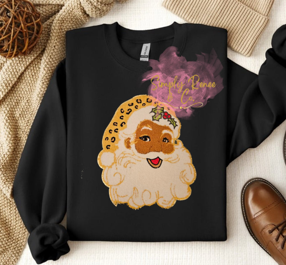 Leopard Santa Sweatshirt