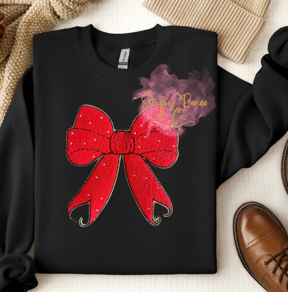 Holiday Bow Sweatshirt
