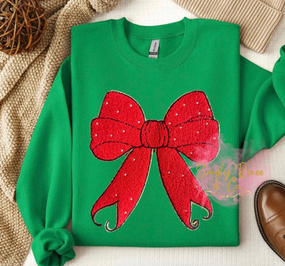 Holiday Bow Sweatshirt
