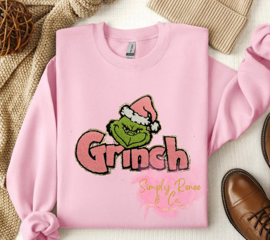 Mean Green Face Grinch