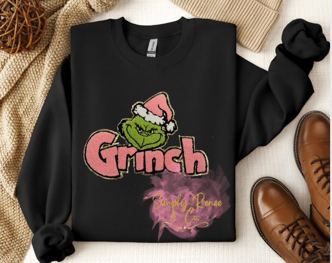 Mean Green Face Grinch