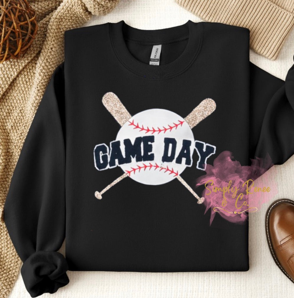 Baseball Bat Game Day Sweatshirt