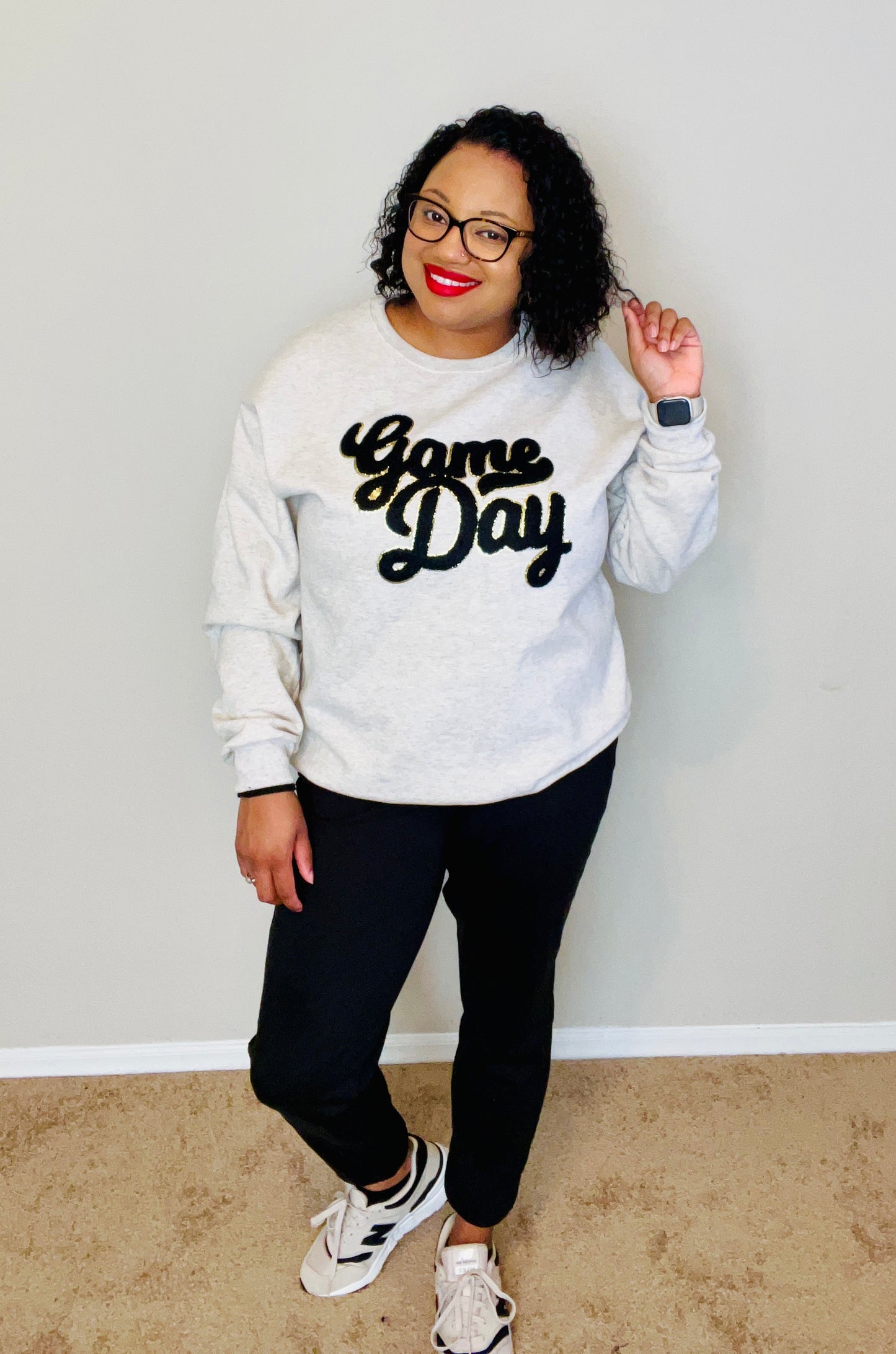 Game Day Chenille Patch Sweatshirt